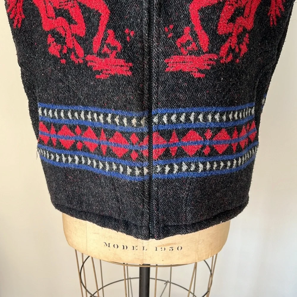 Vintage Cowboy Cowgirl Western Horse Rodeo Vest